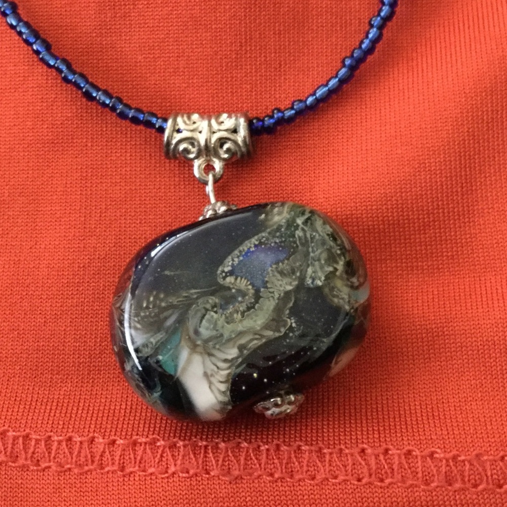 Handmade beaded necklace